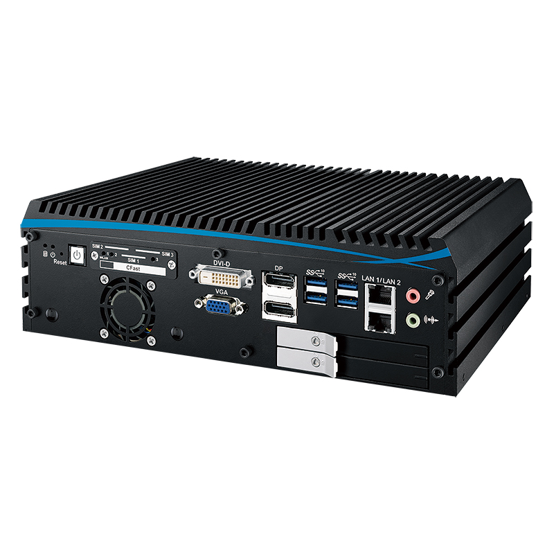 (image for) Mini FANLESS LG-P1000F-GTX1650 Intel 9th i7, 8K 3x DP, HDMI, DVI, Optn Ignition Control